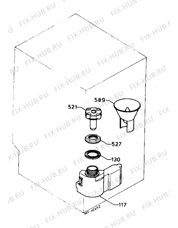 Взрыв-схема посудомоечной машины Electrolux ESL453 - Схема узла Water softener 066